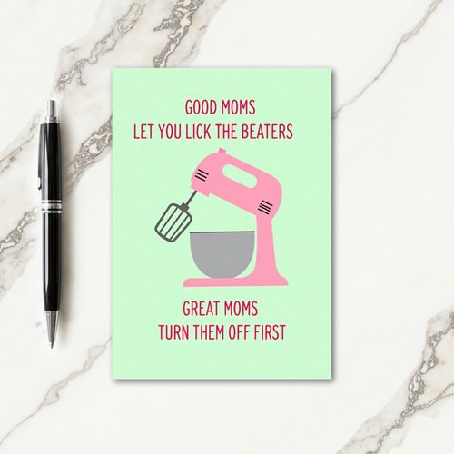 Good Moms Baking Humor Card