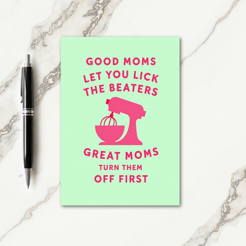 Good Moms Mixer Kitchen Card