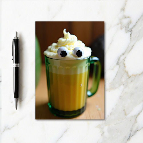Googly Eye Coffee Funny Card