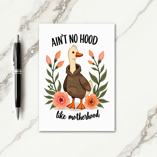 Goose Floral Mothers Day Card