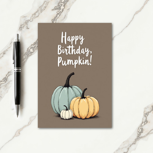 Gourd Birthday Art Card