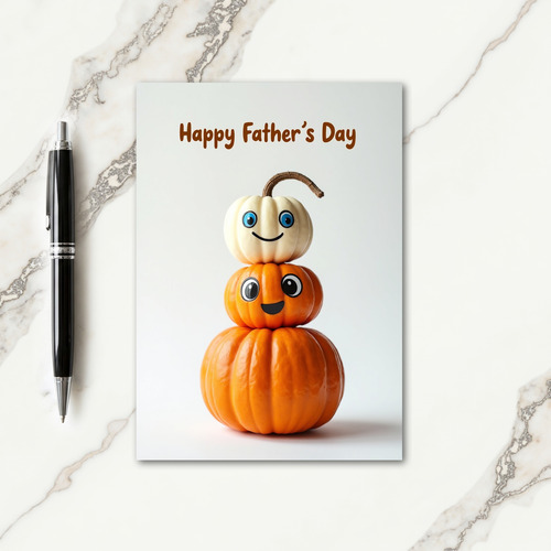 Gourd Family Sweet Fathers Day Card