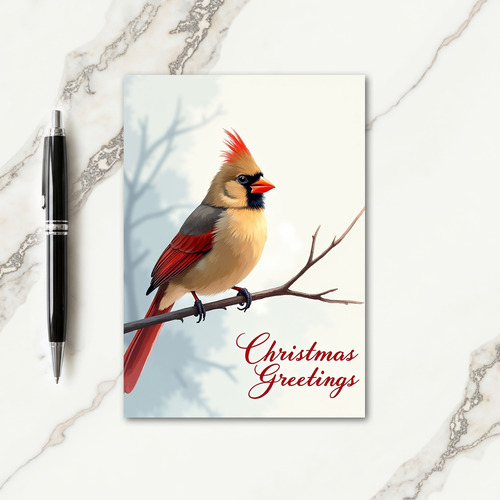 Graceful Bird Christmas Card