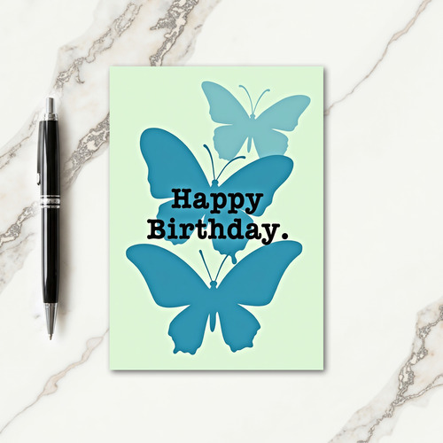 Graceful Insect Birthday Card