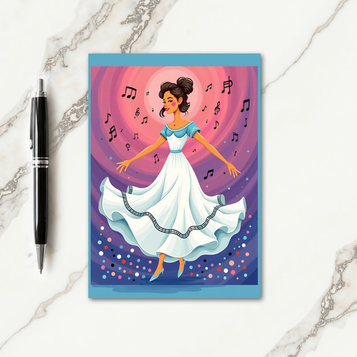 Graceful Mothers Day Dance Card