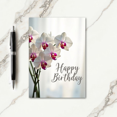 Graceful Petal Birthday Card