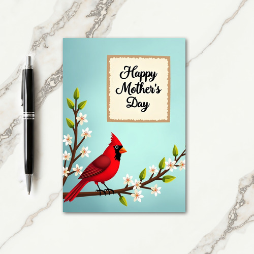 Gradient Avian Celebration Card