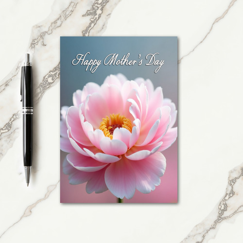 Gradient Blossom Mothers Day Card