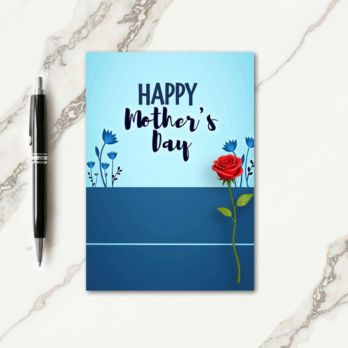 Gradient Floral Card