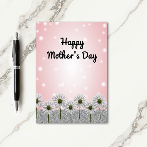 Gradient Floral Greeting Card