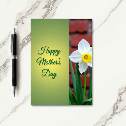 Gradient Floral Mothers Day Card