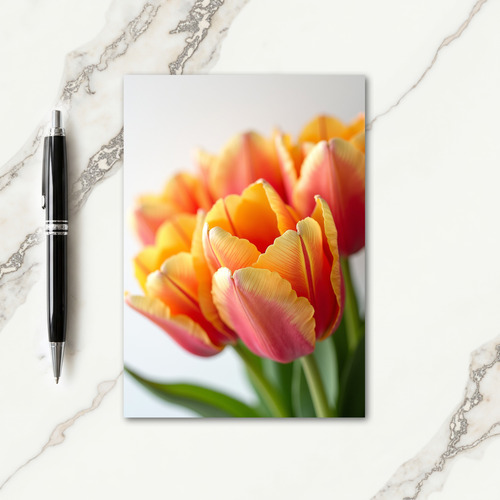 Gradient Petal Birthday Card