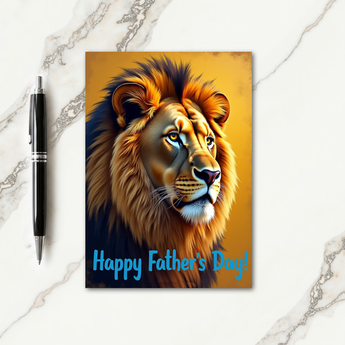 Grand Feline Fathers Day Card