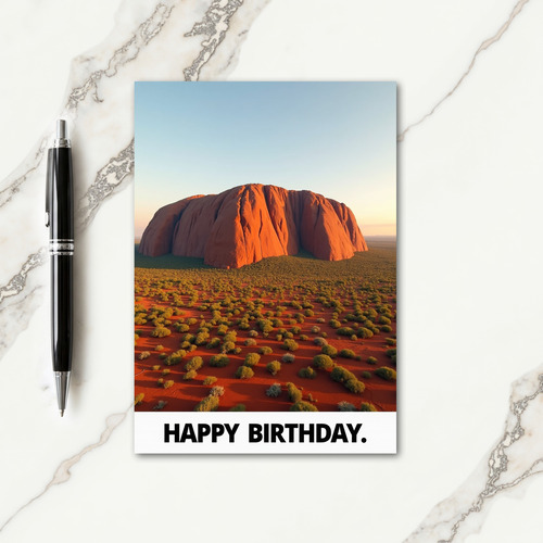 Grand Monolith Birthday Card