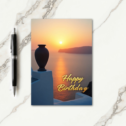 Grand Urn Birthday Card
