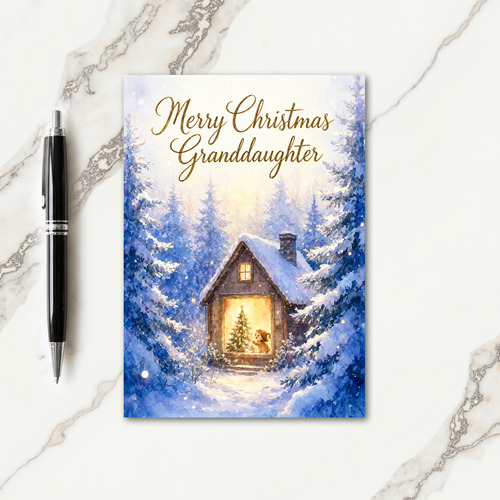 Granddaughter Christmas Card