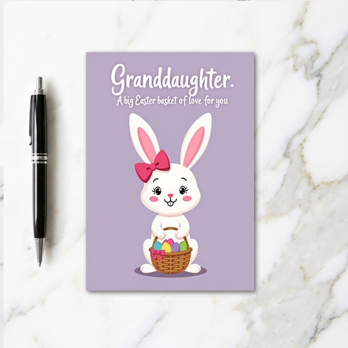 Granddaughter Easter Basket Card