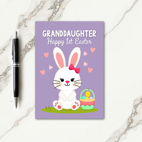Granddaughter First Easter Card