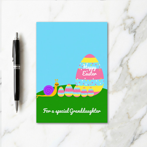 Granddaughter Happy Easter Card