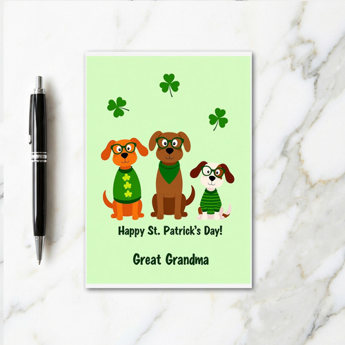 Grandma Happy St Patricks Day Card