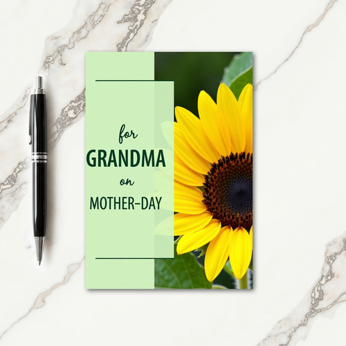 Grandma Mothers Day Bloom Card