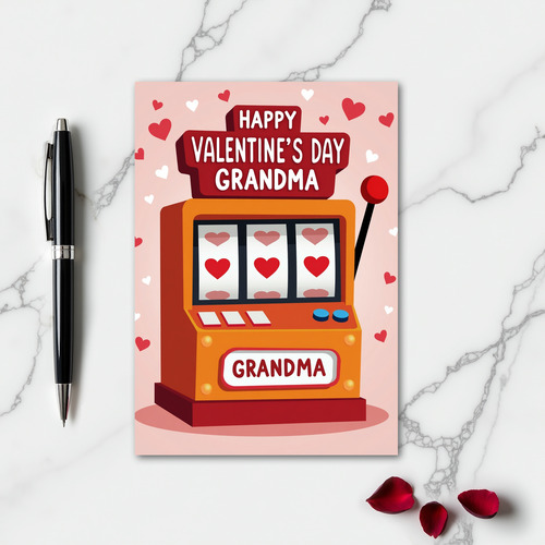 Grandma Valentines Day Jackpot Card