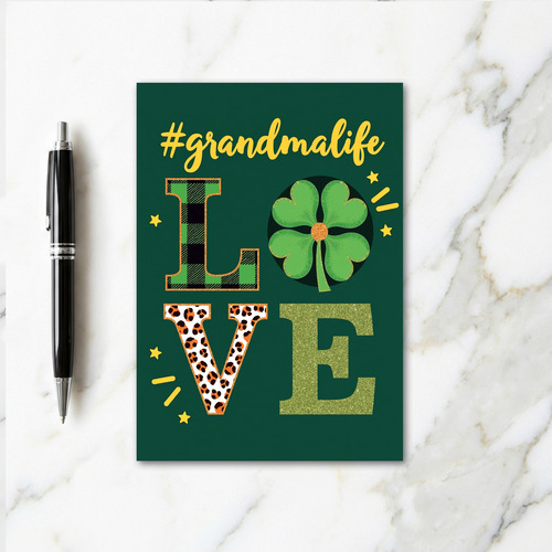 Grandmalife Love Pattern Card