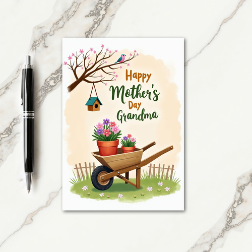 Grandmas Springtime Garden Card