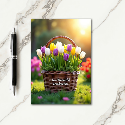Grandmother Spring Bloom Card
