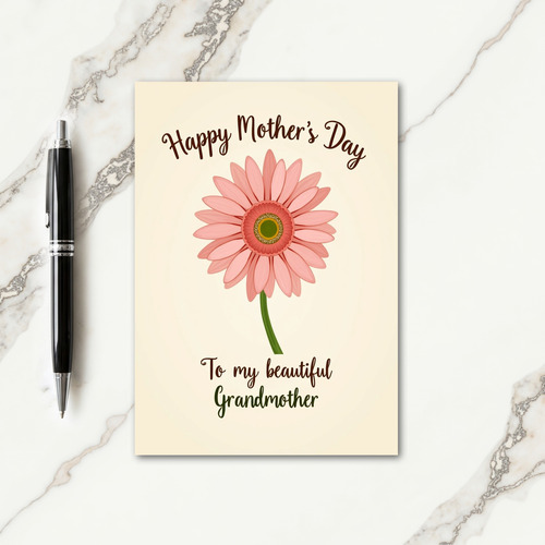 Grandmothers Day Daisy Card