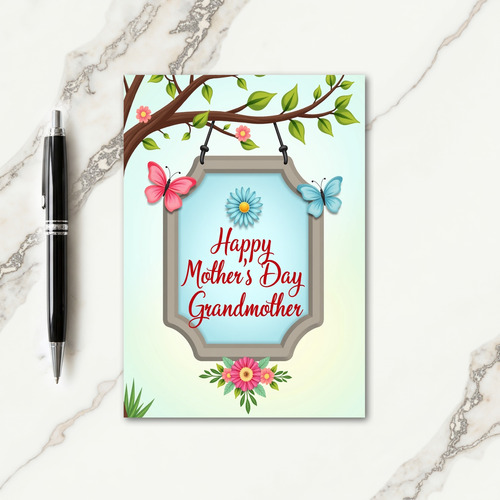 Grandmothers Day Spring Blossom Card