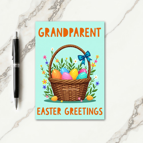 Grandparent Easter Greetings Card