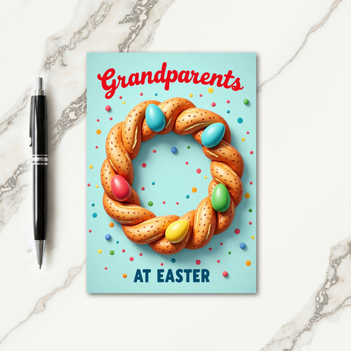 Grandparents Easter Time Card