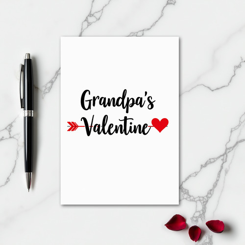 Grandpas Heartfelt Valentine Card