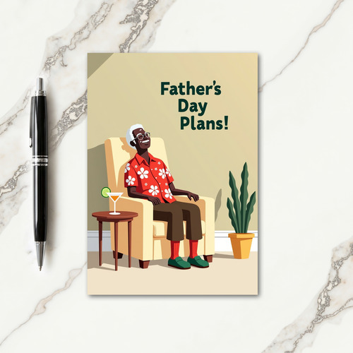 Grandpas Joyful Day Scene Card