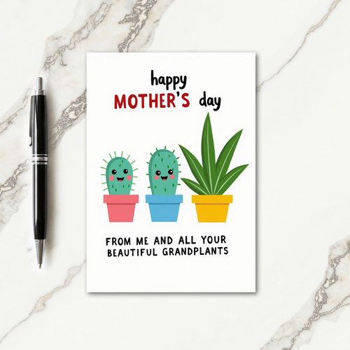 Grandplants Mothers Day Message Card