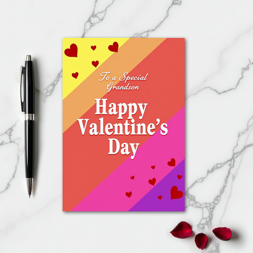 Grandson Valentines Day Card