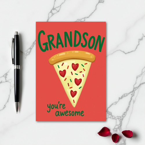 Grandson You Are Awesome Card