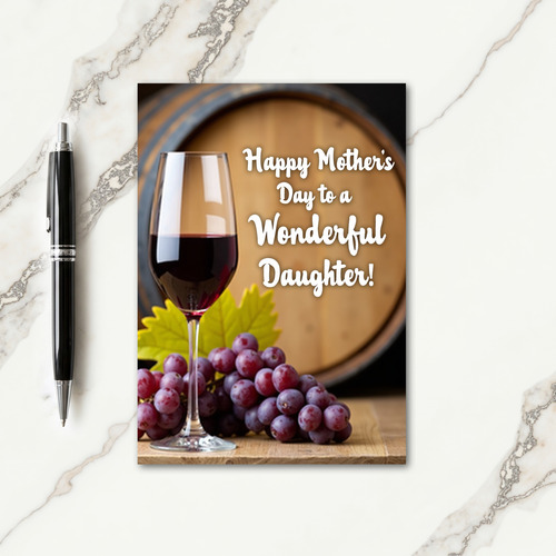 Grapes Mothers Day Greeting Card