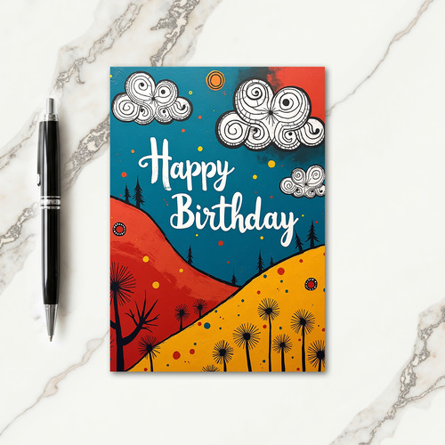 Graphic Birthday Card