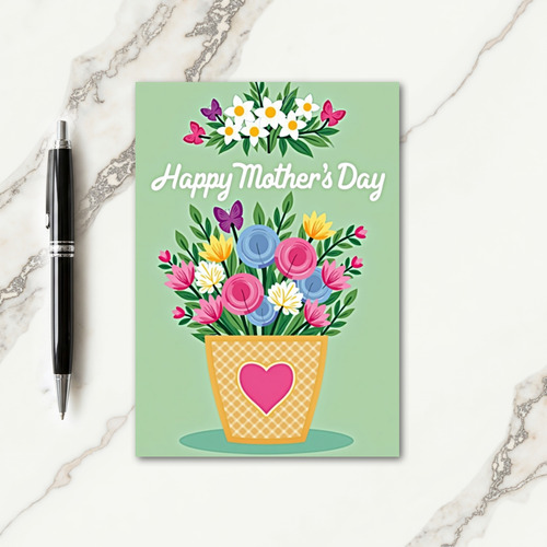 Graphic Blossoms Card
