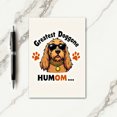 Graphic Cool Canine Card