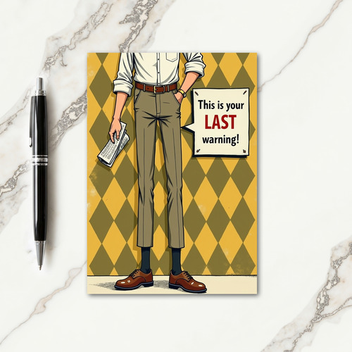 Graphic Novel Fathers Day Card