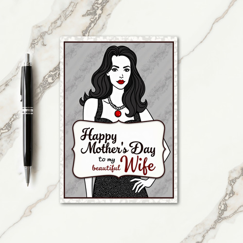 Graphic Novel Mothers Day Card