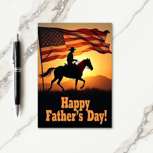 Grassy Plains Fathers Day Card