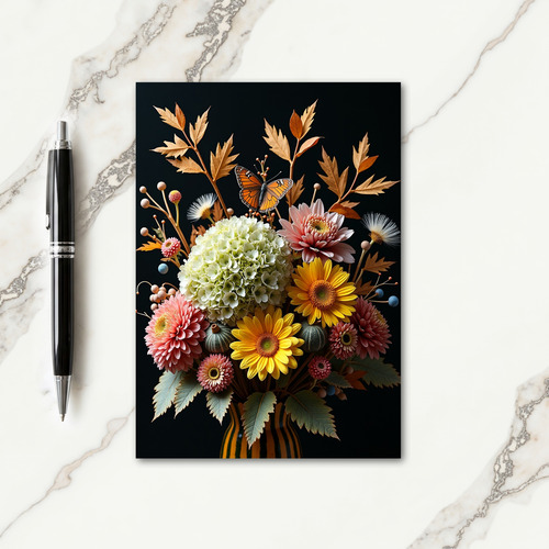 Grateful Autumn Bouquet Card