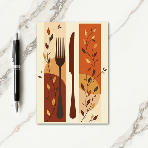 Grateful Autumn Feast Card