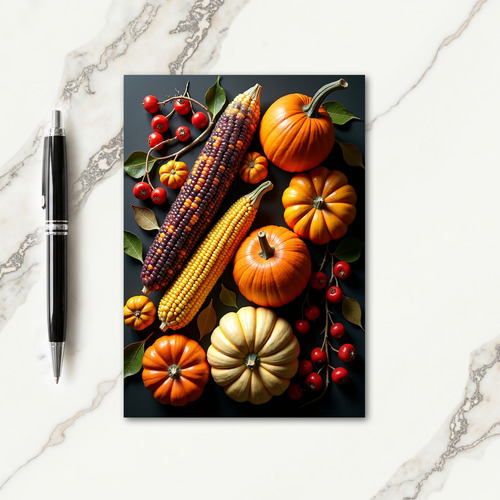 Grateful Autumn Harvest Card thumbnail