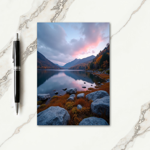 Grateful Autumn Lake Card thumbnail