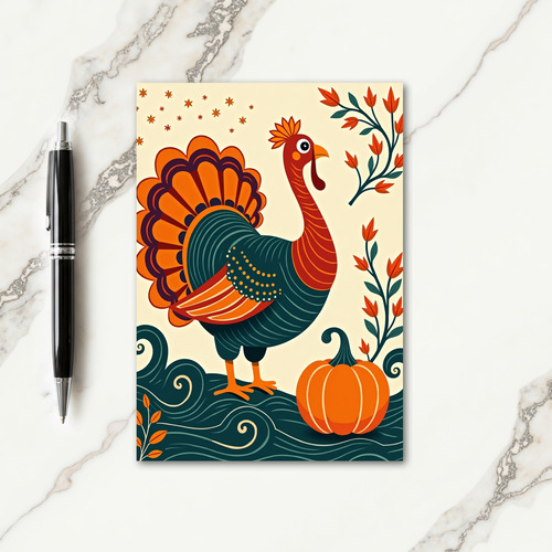 Grateful Birds Autumn Card
